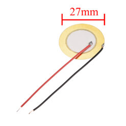 Piezoelectric Sensor Disc (27mm,short wire)